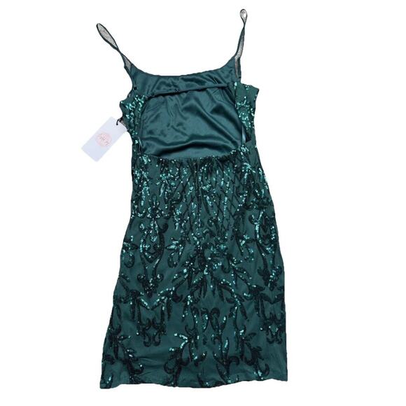 Crystal Sky Sequined, sheath Cocktail dress. Size XSmall New Years Christmas - Picture 7 of 13